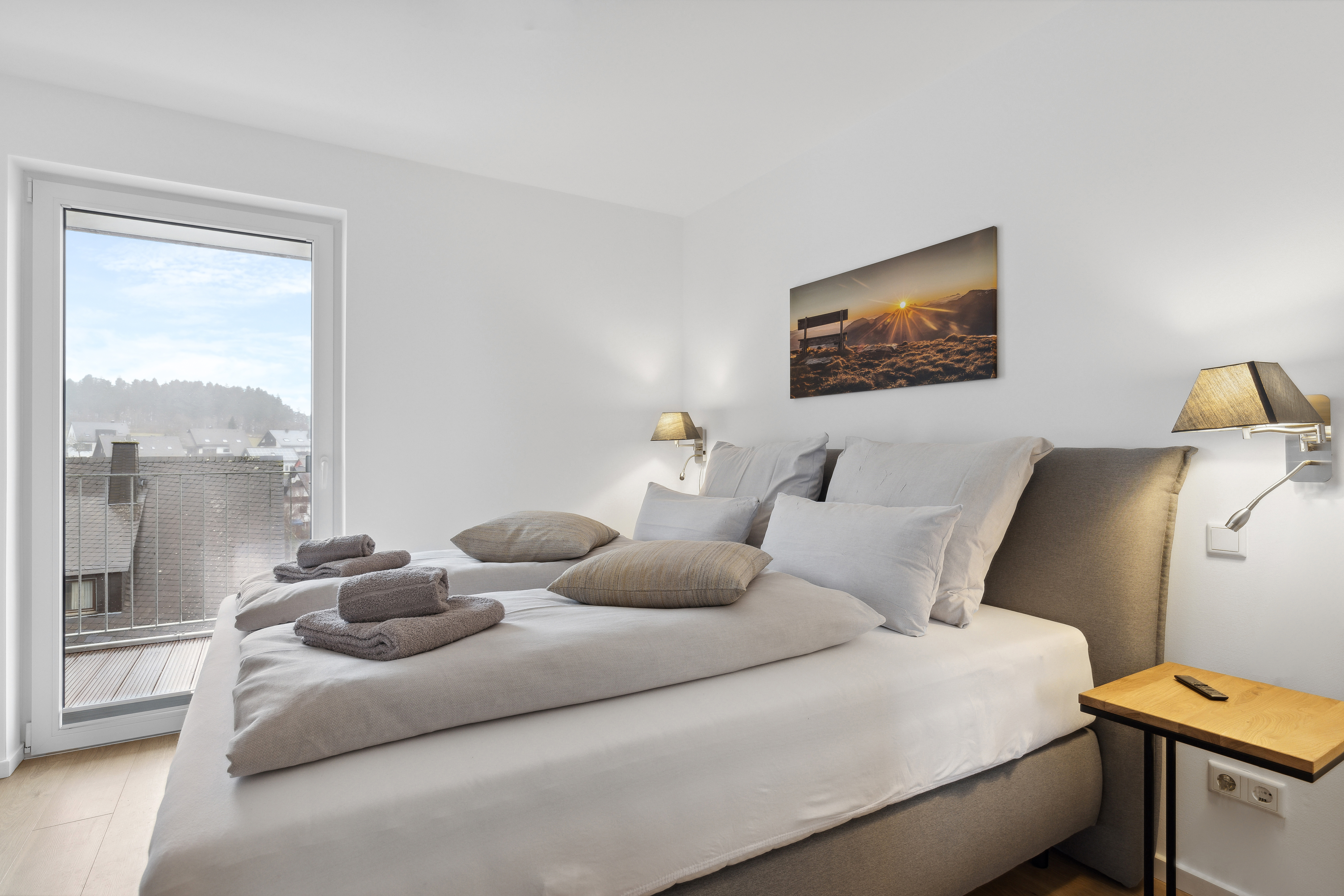 Schlafzimmer Ferienwohnung Winterberg
